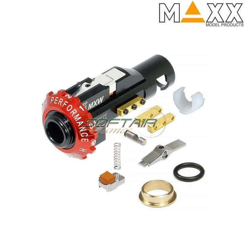 Gruppo Hop Up MXW in Alluminio CNC per HPA MTW Maxx Model (mx-hop010mx) Gruppo Hop Up MXW in Alluminio CNC per HPA MTW Maxx Model (mx-hop010mx)