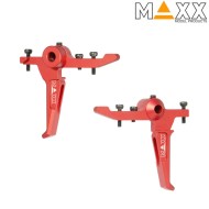 CNC Aluminum Style E Advanced Speed Trigger RED for MTW Maxx Model (mx-trg011ser) CNC Aluminum Style E Advanced Speed Trigger RED for MTW Maxx Model (mx-trg011ser)