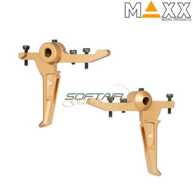CNC Aluminum Style E Advanced Speed Trigger DARK EARTH for MTW Maxx Model (mx-trg011seg)
