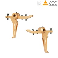 CNC Aluminum Style E Advanced Speed Trigger DARK EARTH for MTW Maxx Model (mx-trg011seg)