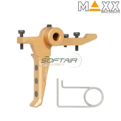 CNC Aluminum Style E Advanced Speed Trigger DARK EARTH for MTW Maxx Model (mx-trg011seg)