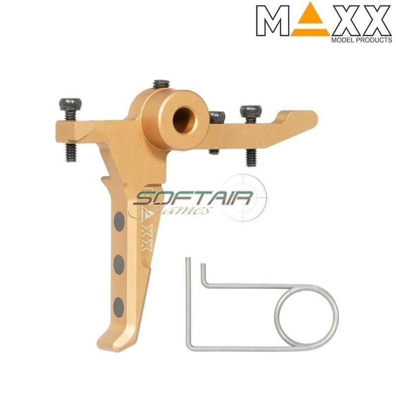 CNC Aluminum Style E Advanced Speed Trigger DARK EARTH per MTW Maxx Model (mx-trg011seg)