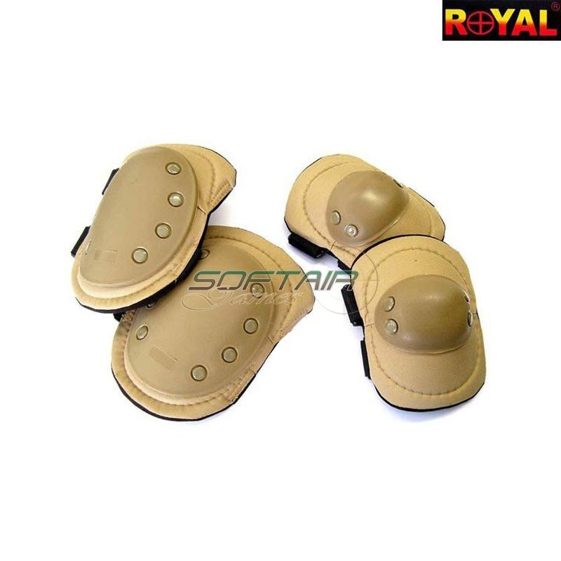Set Knee / Elbow Pad TAN Royal (g1-tan)