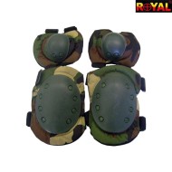 Set Ginocchiere / Gomitiere WOODLAND Royal (g1-wood)