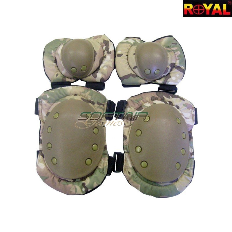 Set Ginocchiere / Gomitiere MULTICAM Royal (g1-mc)