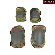 Set Knee / Elbow Pad VEGETATO Italian Camo Royal (g1-tc) Set Knee / Elbow Pad VEGETATO Italian Camo Royal (g1-tc)