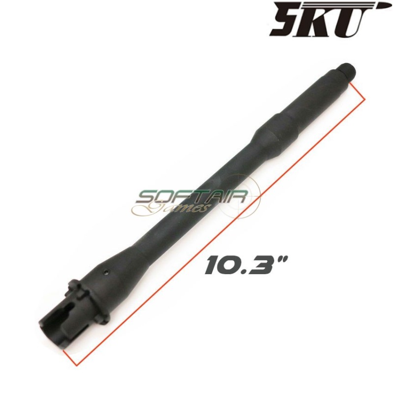 Black outer barrel 10.3" for aeg m4 5ku (5ku-123) Black outer barrel 10.3" for aeg m4 5ku (5ku-123)