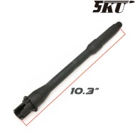 Black outer barrel 10.3" for aeg m4 5ku (5ku-123) Black outer barrel 10.3" for aeg m4 5ku (5ku-123)