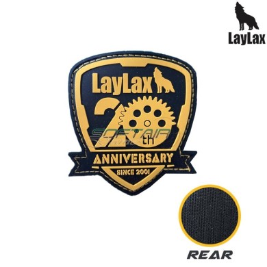 Patch 3D PVC LayLax 20th Anniversary Since 2001 LayLax (la-patch20th)