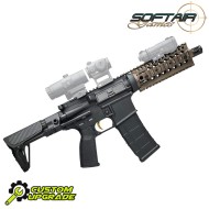 Electric rifle 11.1V READY ADV. Level ASTER GATE PDW D.D. style two tone SGW (sgw-19-tt)