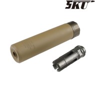 Silenziatore sf 556 socom RC V.2 14mm ccw tan 5ku (5ku-215-t-2)