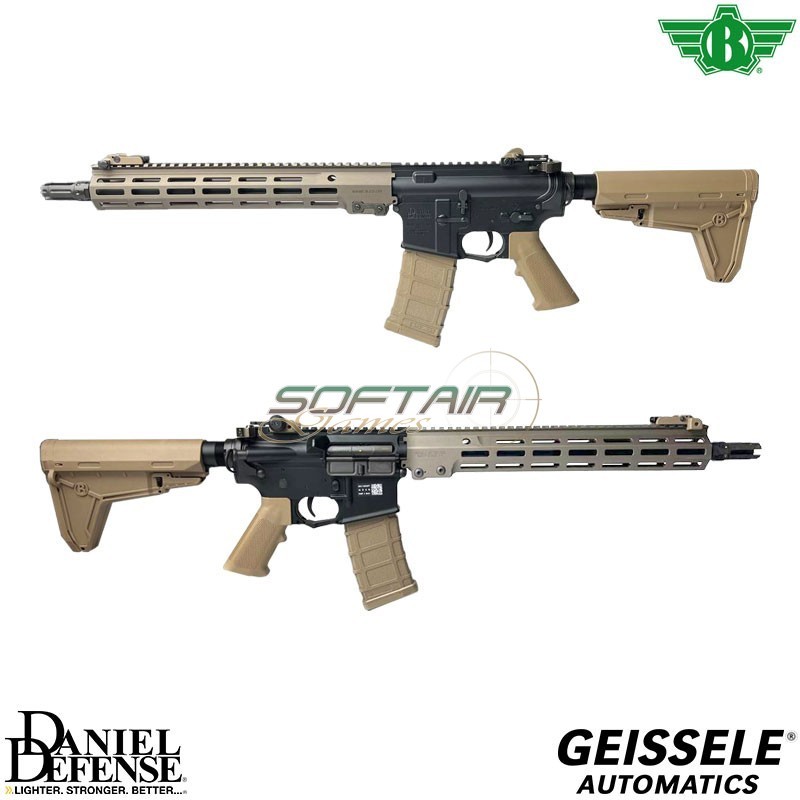 Electric rifle 5.0 BRSS mk16 b4 13.5" URG-U DARK EARTH w/stock BOE bolt (bolt-dd-urg-u-tn)