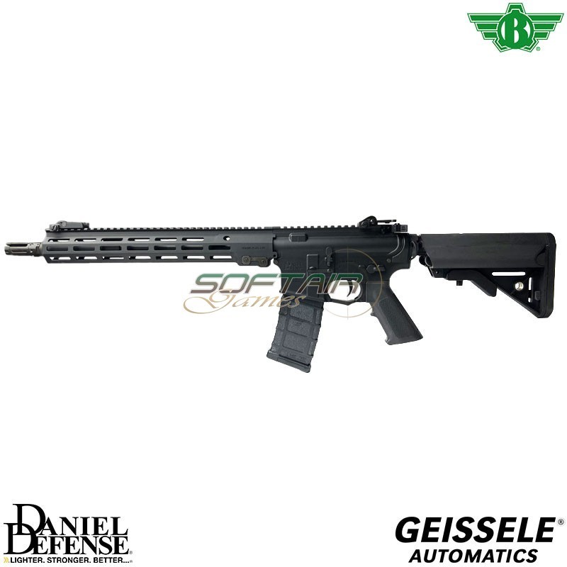Electric rifle 5.0 BRSS mk16 b4 13.5" URG-U BLACK w/stock CRANE bolt (bolt-dd-urg-u-bk)