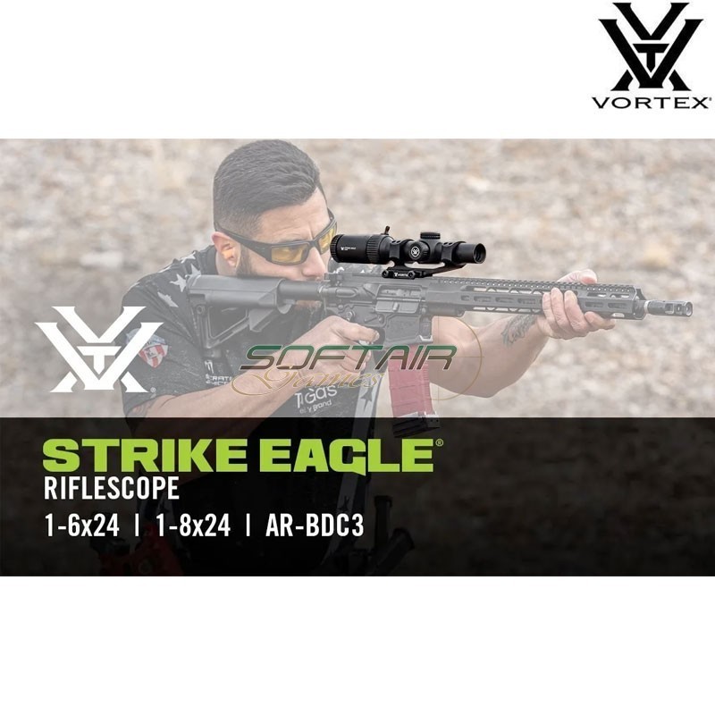 Ottica Strike Eagle® 1-6X24 AR-BDC3 Vortex (vo-vx-se16242) Ottica Strike Eagle® 1-6X24 AR-BDC3 Vortex (vo-vx-se16242)