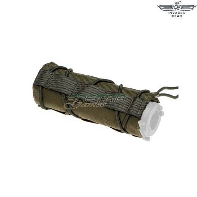Cover per silenziatore 14cm OLIVE DRAB Invader Gear (ig-34787-od)