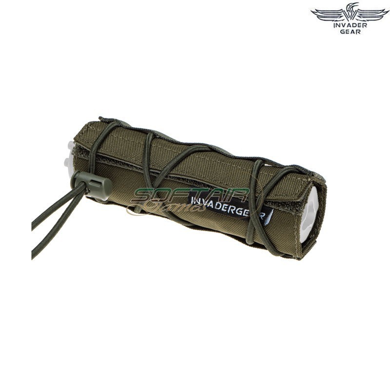 Cover for silencer 14cm OLIVE DRAB Invader Gear (ig-34787-od)