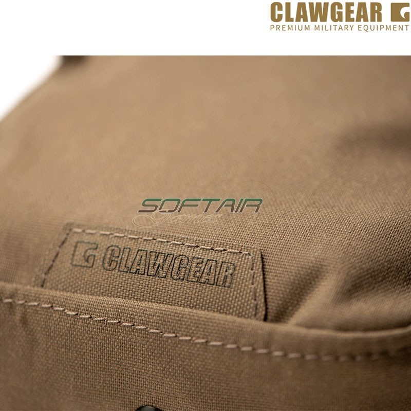 Medium Vertical Utility Pouch Zipped Core COYOTE BROWN Clawgear (cwg-33556-cb)