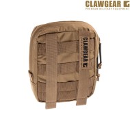 Medium Vertical Utility Pouch Zipped Core COYOTE BROWN Clawgear (cwg-33556-cb)