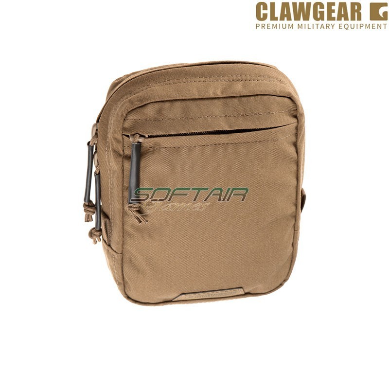 Medium Vertical Utility Pouch Zipped Core COYOTE BROWN Clawgear (cwg-33556-cb)