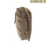 Medium Vertical Utility Pouch Zipped Core RANGER GREEN Ral7013 Clawgear (cwg-33555-rg)