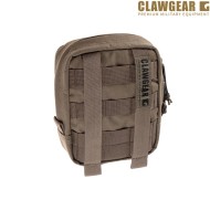 Medium Vertical Utility Pouch Zipped Core RANGER GREEN Ral7013 Clawgear (cwg-33555-rg)