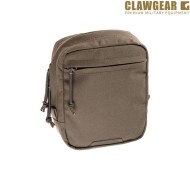 Medium Vertical Utility Pouch Zipped Core RANGER GREEN Ral7013 Clawgear (cwg-33555-rg)