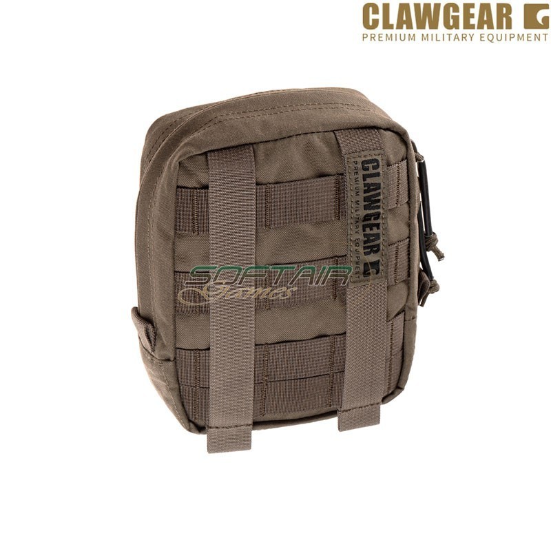 Medium Vertical Utility Pouch Core RANGER GREEN Ral7013 Clawgear (cwg-33567-rg)