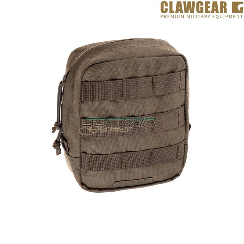 Medium Vertical Utility Pouch Core RANGER GREEN Ral7013 Clawgear (cwg-33567-rg)