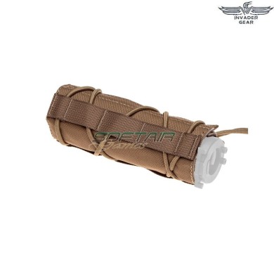 Cover per silenziatore 14cm COYOTE BROWN Invader Gear (ig-34788-cb)