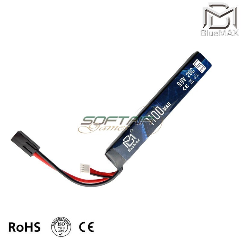 Lipo Battery Mini Tamiya Connector 9.9v X 1100mah 20c Stick Type