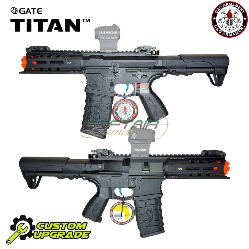 Electric rifle DSG FULL CUSTOM 40bb/s ARP 556 V2S BLACK g&g - Softair Games  - ASG Softair San Marino