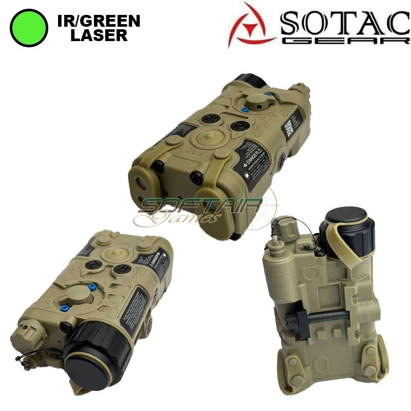 L3-NGAL Green laser + IR Laser + Flashlight DARK EARTH Sotac (sg-sjgq-5-de)