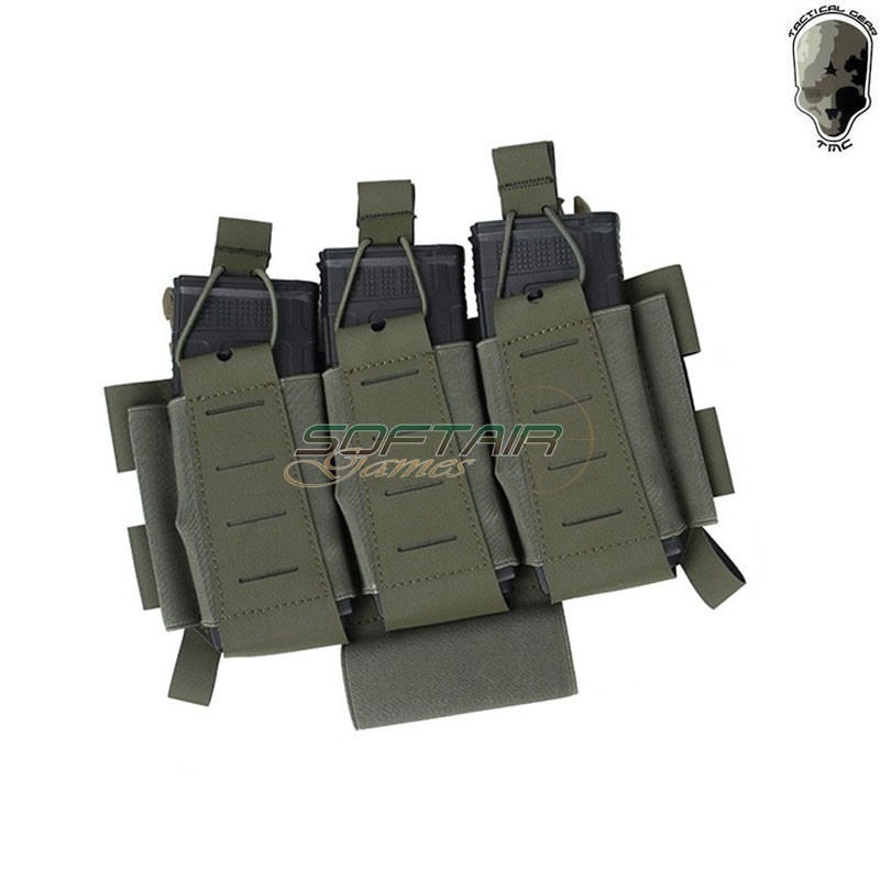 Pouch Placard FCV Style V2 triple for magazine M4 RANGER GREEN Tmc (tmc3637-rg)
