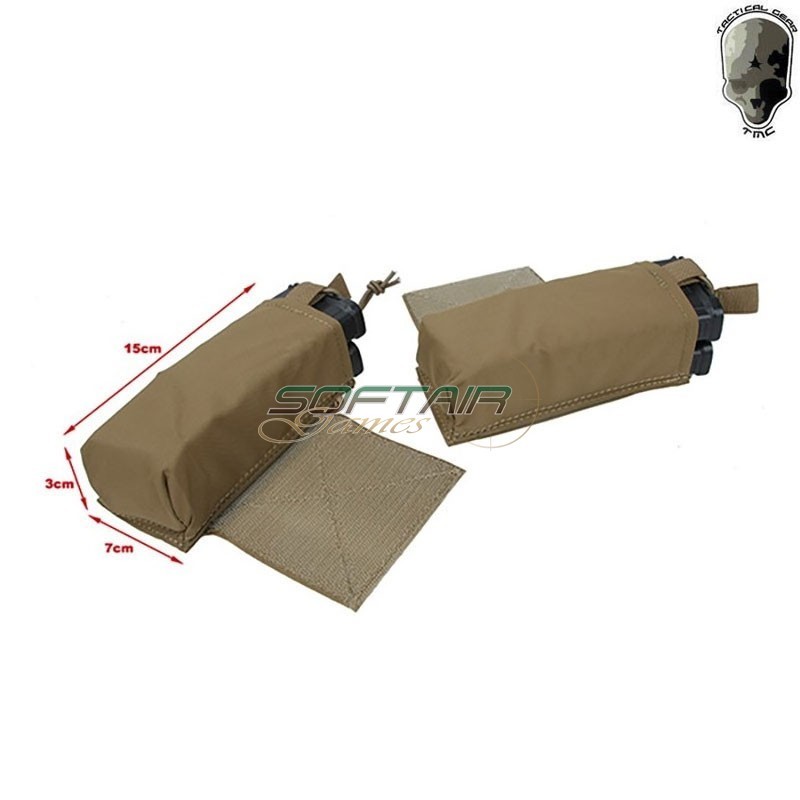 Set tasche porta radio SS COYOTE BROWN Tmc (tmc3055-cb)