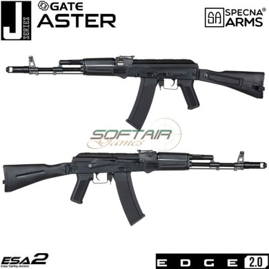 Electric rifle J-Series™ SA-J01 Edge 2.0™ carbine replica BLACK Specna Arms® (spe-01-035513)
