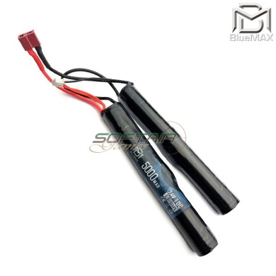 Li-ion Battery Deans Connector 7.4v X 5000mah 10c Stick Type Bluemax-power® (bmp-7.4x5000-ds-cqb)