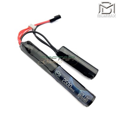 Li-ion Battery Mini Tamiya Connector 11.1v X 2500mah 10c Stick Type Bluemax-power® (bmp-11.1x2500-cqb)