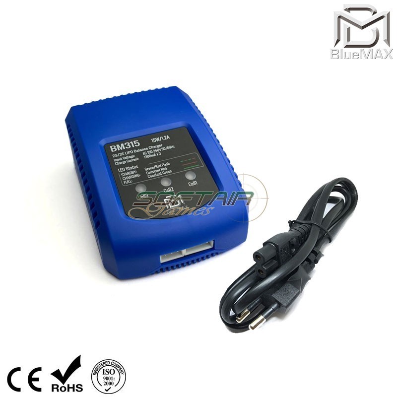 Carica Batterie Lipo BM315 Compact Bluemax-power® - Softair Games