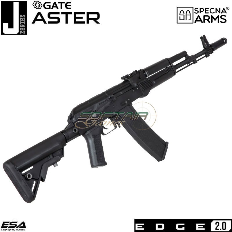 Electric rifle J-Series™ SA-J05 Edge 2.0™ carbine replica BLACK Specna Arms® (spe-01-035517)