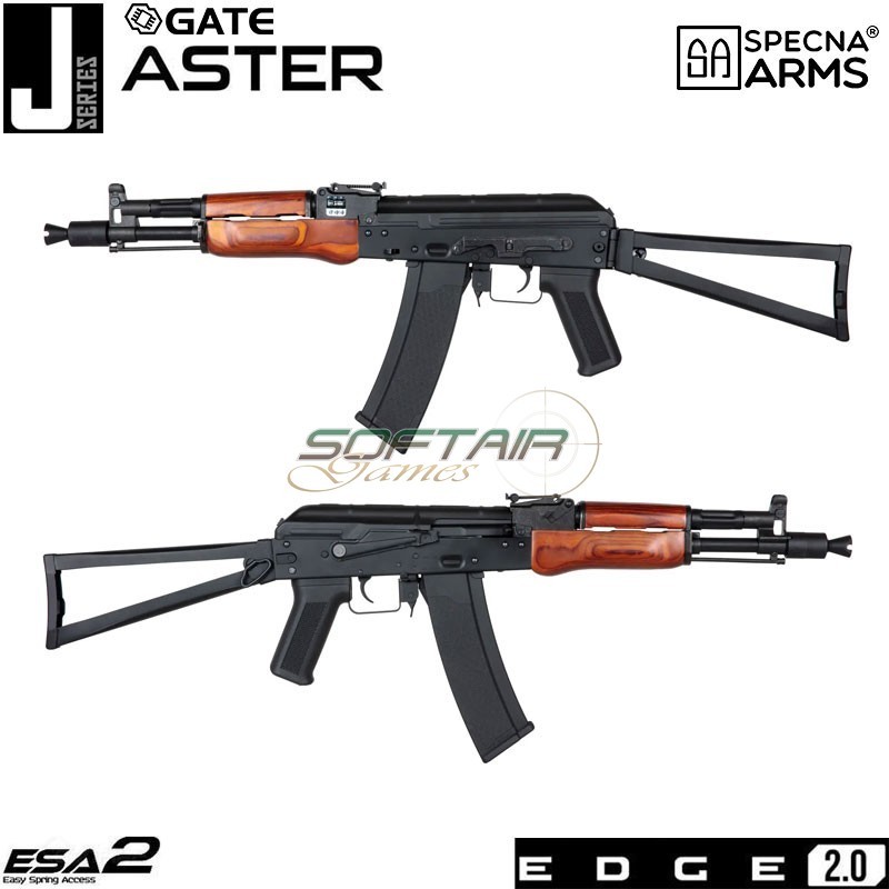 Fucile elettrico J-Series™ SA-J08 Edge 2.0™ carbine replica REAL WOOD  Specna Arms® - Softair Games - ASG Softair San Marino