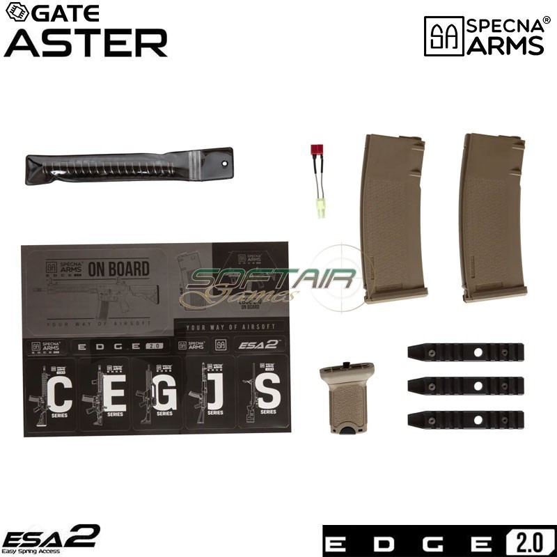 Electric Rifle SA-E09-RH Edge 2.0™ Carbine TWO TONE Heavy Ops Stock Specna Arms® (spe-01-033914)