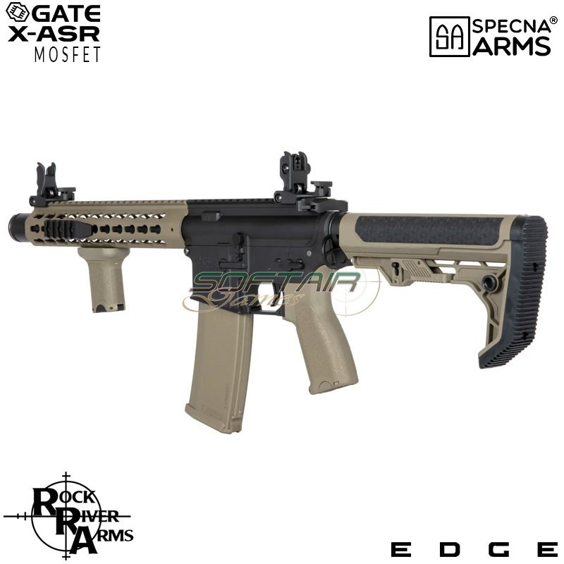 Electric rifle SA-E07 RRA M4 Noveske keymod carbine Edge™ HALF TAN Specna Arms® (spe-01-033908)