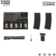 Electric Rifle SA-E06-H Edge™ M4 Carbine BLACK Heavy Ops Stock Specna Arms® (spe-01-033905)