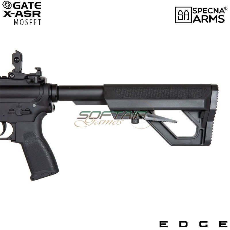 Electric Rifle SA-E06-H Edge™ M4 Carbine BLACK Heavy Ops Stock Specna Arms® (spe-01-033905)