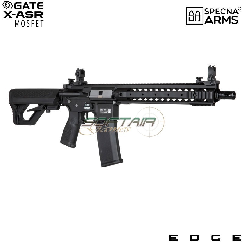 Electric Rifle SA-E06-H Edge™ M4 Carbine BLACK Heavy Ops Stock Specna Arms® (spe-01-033905)