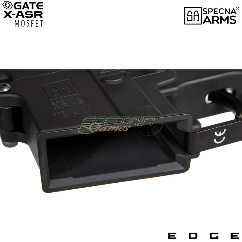 Electric Rifle SA-E06-H Edge™ M4 Carbine BLACK Heavy Ops Stock Specna Arms® (spe-01-033905)