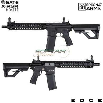 Electric Rifle SA-E06-H Edge™ M4 Carbine BLACK Heavy Ops Stock Specna Arms® (spe-01-033905)