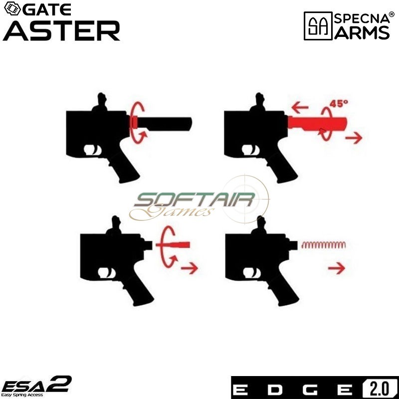 Fucile elettrico RRA SA-E25 Carbine Edge 2.0™ CHAOS BRONZE Specna Arms® (spe-01-030879)