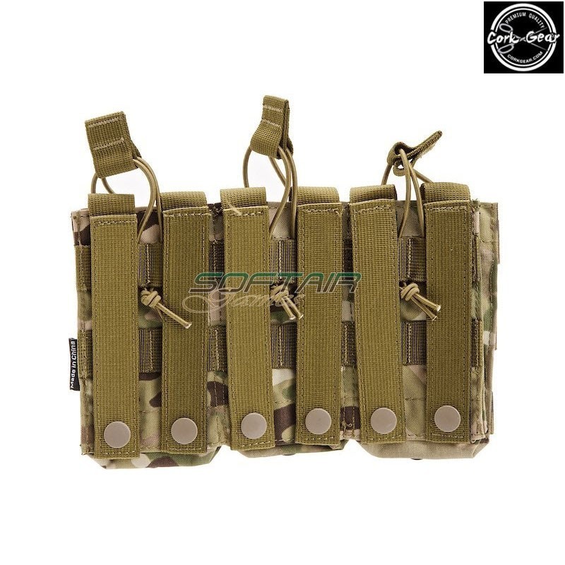 Triple Open Top 5.56 Pouch MULTICAM Cork Gear (cog009-mc)