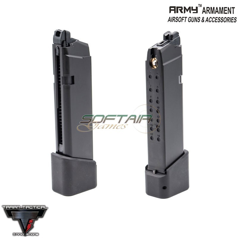 Pistola A Gas R34-2 TTI G17 Combat Master BLACK Army™ Armament® (arm-450003-bk)